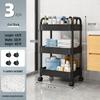 Three-Tier Beauty Salon Storage Cart for Hair and Spa Tools
