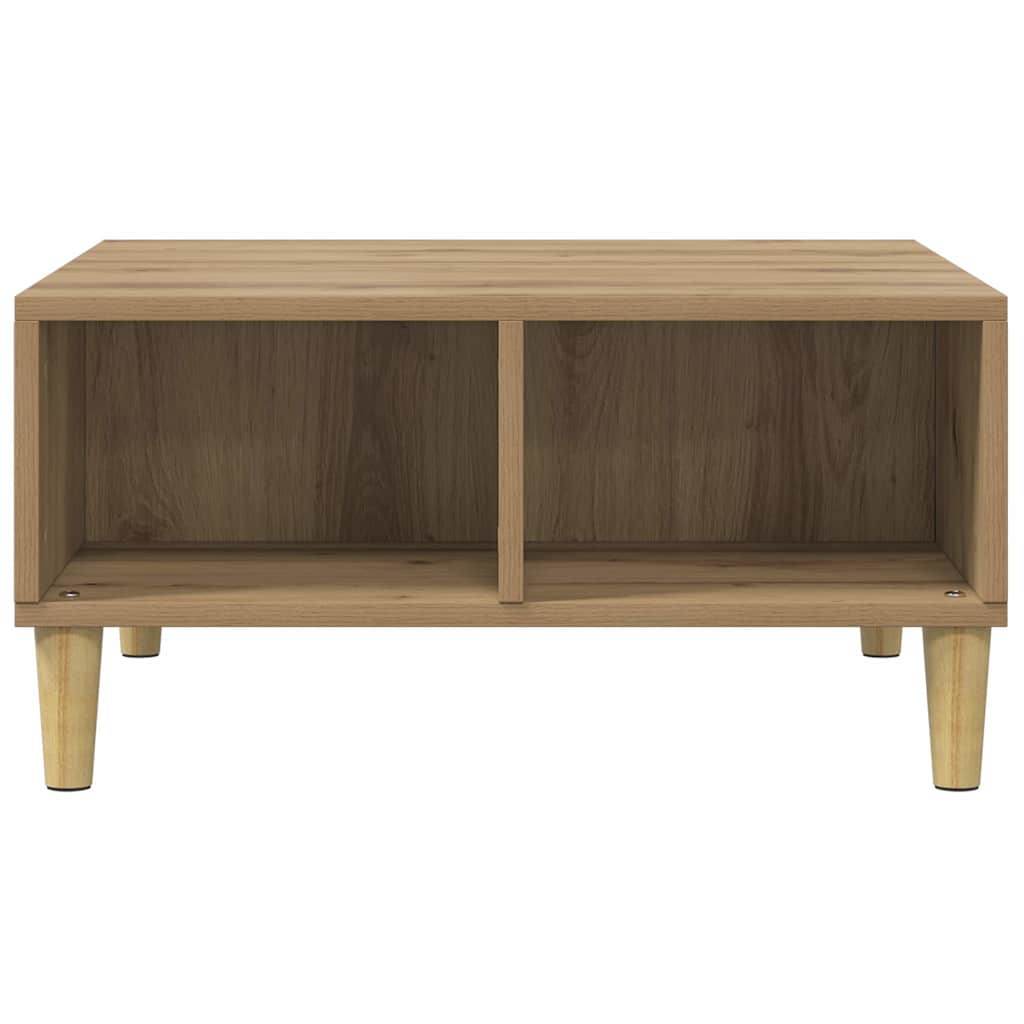Artisan Oak Coffee Table 60 X 60 X 30 Cm Particleboard