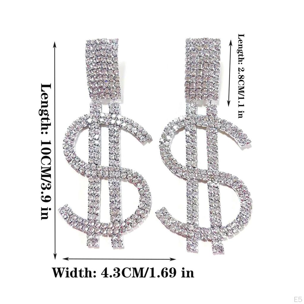 Long Pendant Earrings Dangle Drop Statement Hyperbole Dangling Personalized