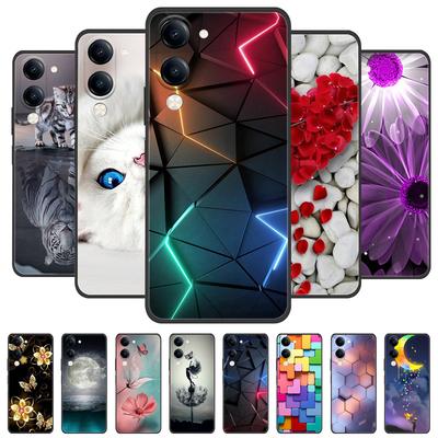 2025 Koruyucu Kılıf Vivo Y04 4G Kılıfı Y 04 Siyah Kapak Aslan Kurt Silikon Yumuşak Arka Kılıflar Vivo Y29S 4G Y 29S Telefon Kılıfı İçin