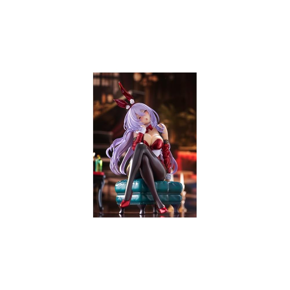 PLUMPMOA Shy Girlfriend "Amagasa Tsuzuru Bunny Style" Illustrated by Piro Mizu (Christmas Santa Bunny Color) 1/7 Scale PVC Pre-painted Complete Figure