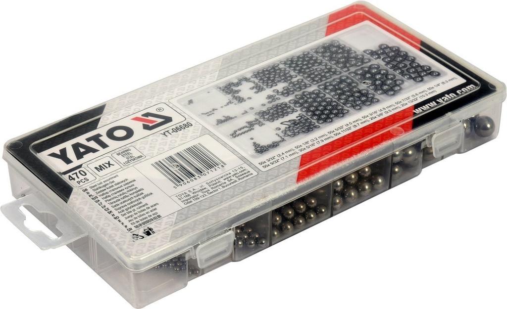 SET OF STEEL BALLS 470 PCS YT-06680 YATO
