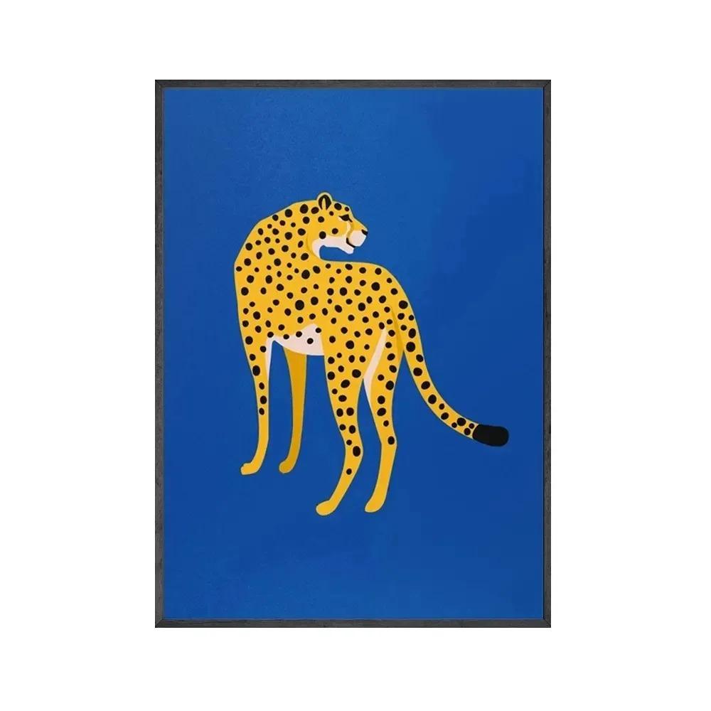 Abstract Matisse Abstract Leopard Color Block Aesthetics Posters And Prints Wall Art Canvas Painting Animal Living Room Decor