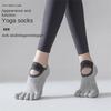 Non-Slip Yoga Socks Anti Slip Pilates Fitness Socks Comfortable Five Finger Socks