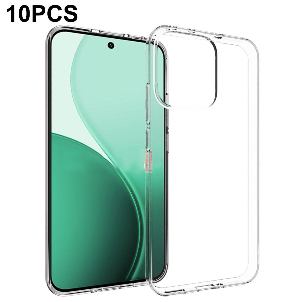 10Pcs/Pack For Oppo Reno14 5G (Global) Case Watermark Free TPU Protective Clear Phone Cover