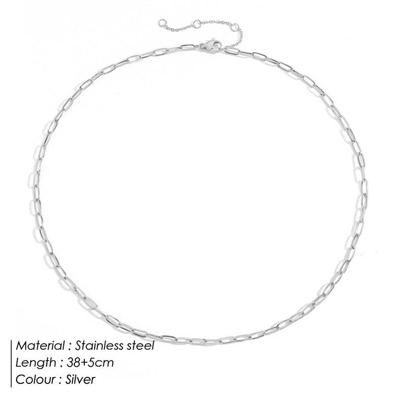 

eManco позолоченное женское ожерелье из нержавеющей стали с защитой от выцветания из титана