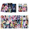 Set of 30 Holographic LOMO Cards Anime Style Collectible Cards with Unique Irregular Shapes for Decoration and Collection
