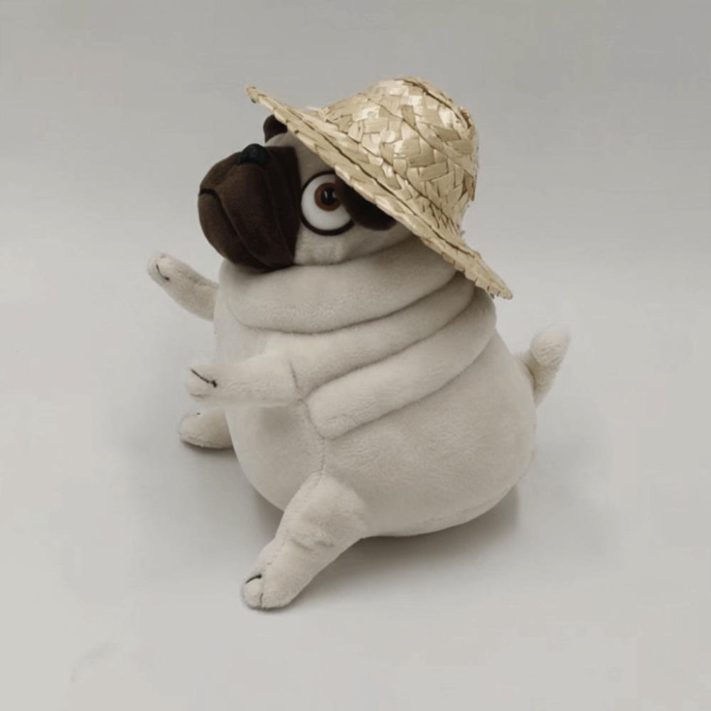 Dog Plush Pug Dog Octopus Sand Sculpture Puppy Ugly Simulation Animal Model