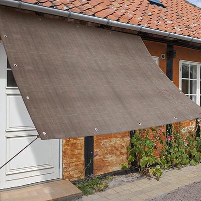 XiaZ Sunshade Veranda Privacy UV Easy Mocha Coffee for Privacy Invoice Issue Available Sunshade, 22.5m Awning, Sunshade, Screen, Protection,