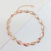 Purple Gold-Plated Rose Gold Shiny Phoenix Tail Scale Bracelet Korean Version Temperament Versatile Colored Gold Adjustable Jewelry