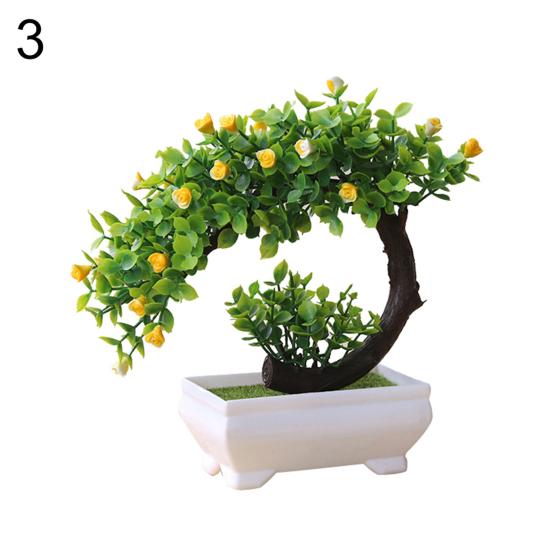 Artificial Flower Non-fading Decorative Green Beautiful Plastic DIY Plant for Home