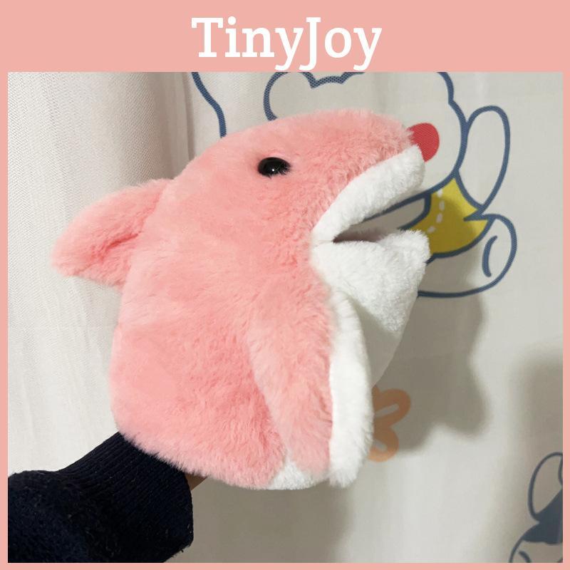 Opening Mouth Shark Hand Puppet Plush Toy Glove Interactive Doll Creature Marine