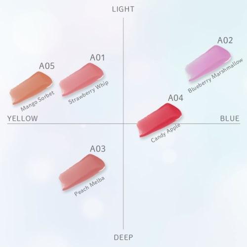 INTO U Cheek Airy Blush Raw Mud Leak Liquid Cheek Semi-Matte Long-lasting Color #A04 Candy Apple