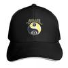 Baller Billiard Ball YingYang Tee Ball and Ball Design Baseball Cap Unisex Women Casual Summer Sport Sun Cap