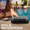Portable Speaker Wireless Bluetooth-compatible Outdoor Waterproof 3D Stereo Loudspeaker Wireless Sound System Support FM Radio