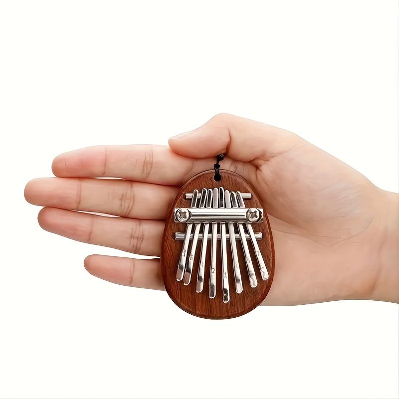 8 Tasten Mini Kalimba Hohe Qualität Exquisites Finger Daumen Klavier Marimba Musik Gutes Zubehör Anhänger Geschenk, Weihnachts- und Halloween-Geschenk, Erntedankfest-Geschenk