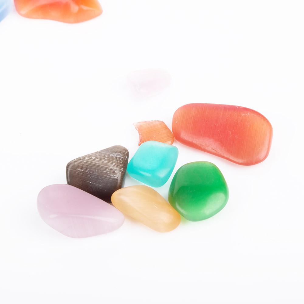 Healing Decoration Tumbled Stones Irregular Micro Landscape Opal Stone Fish Tank Decoration