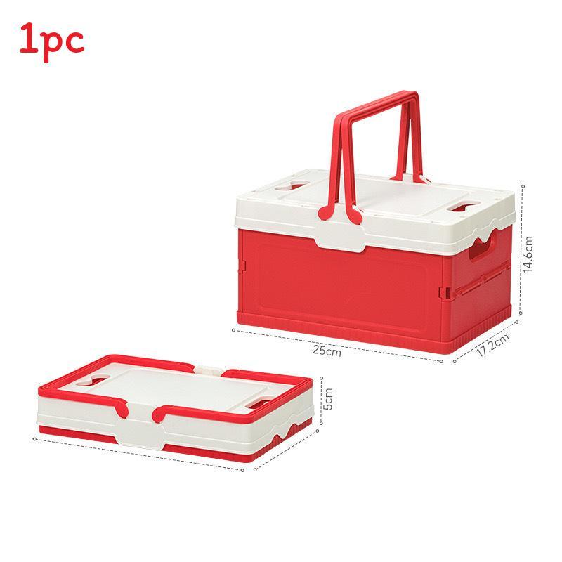 Foldable Multifunctional Pp Storage Bin With Handle For Kitchen And Pantry Organization