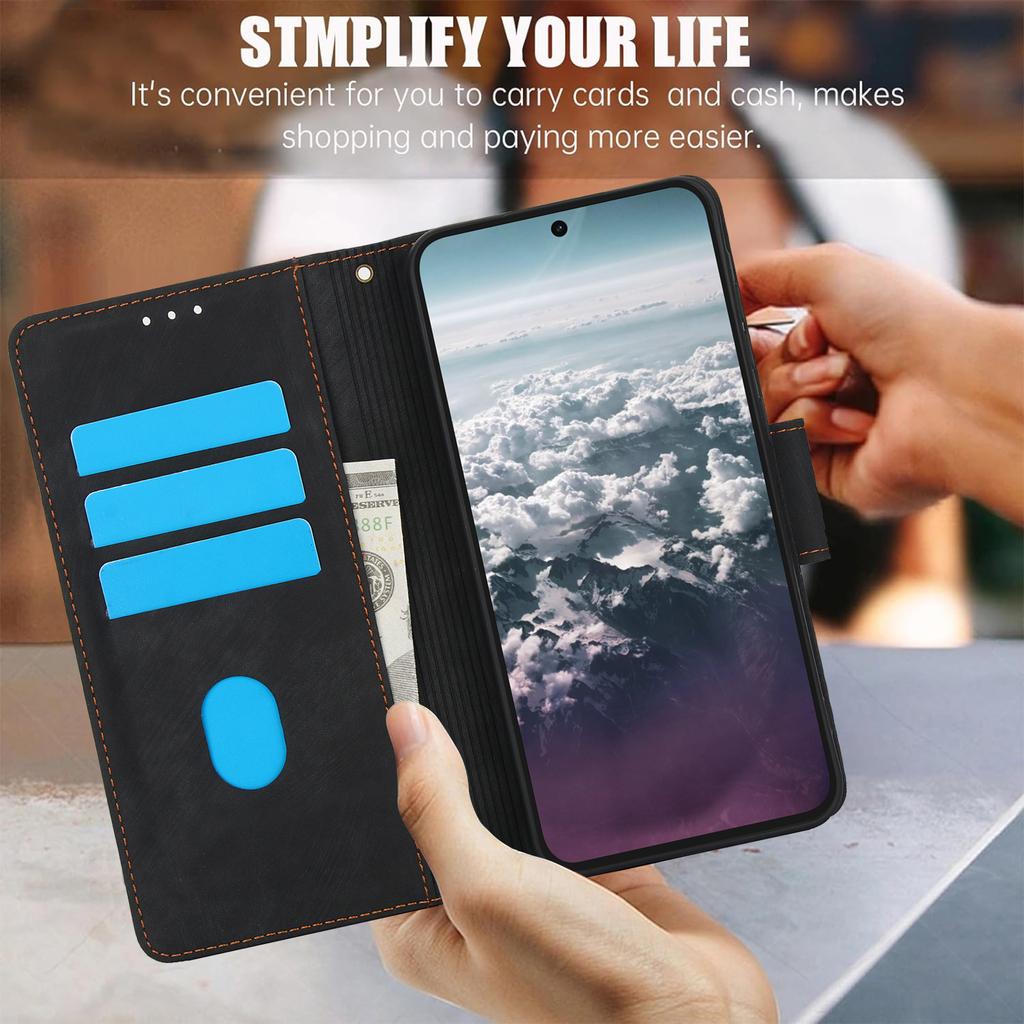 Leather Case for Samsung Galaxy A17 5G/A17 4G/A26 5G Flower Butterfly Wallet Phone Cover with Hand Strap