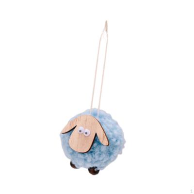 Christmas Lamb Pendant Craft Multifunctional Nordic Hanging Ornament Xmas Tree Decor for Festive