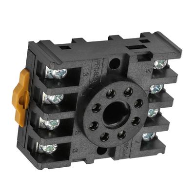 8 Pin Relay Base, High Quality Socket Base, Compatible with MK2P, AH3, ASY,  48, JQX, 10F, JTX, 2C, ST3PA General Purpose Relays with Slide