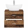 Bathroom Furniture Set Reclaimed Wood Engineered Wood
