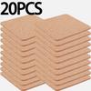 Square Cork Coaster for Families Tea Houses Restaurants Cafes Heat Resistant and Anti Slip Cup Mats Home Kitchen Tools Wholesale