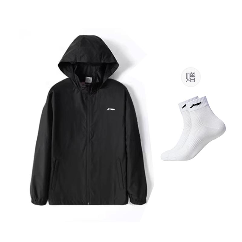 Li Ning Trench Coat Men's Black YFDV277-1