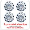 4 pièces pour modèle Y 2025 Juniper 19 pouces Style Turbine enjoliveur pour Tesla jante couverture accessoires capuchon de moyeu bouchon de