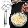 New Dough Whisk Bread Mixer Stainless Steel Cake Pastry Flours Dough Blenders with Hanging Hole Kitchen Baking Blender Tools