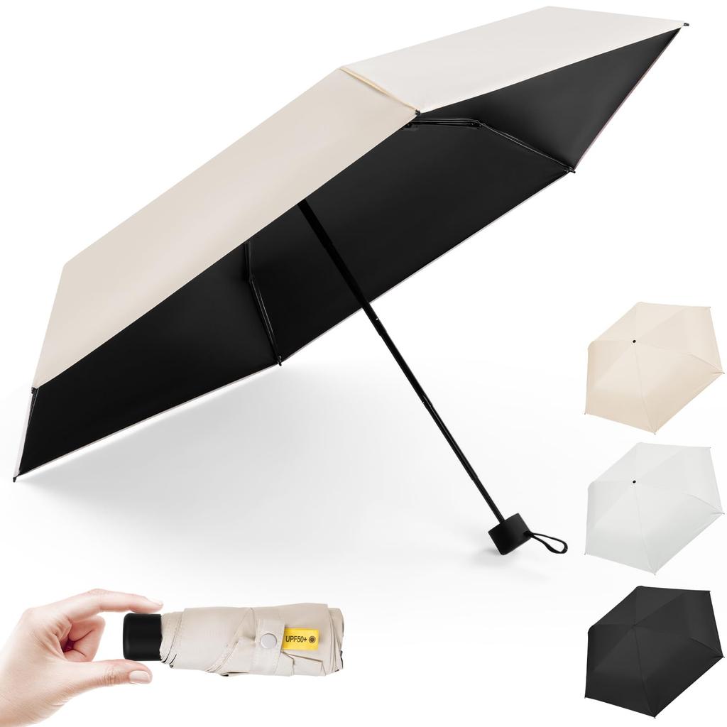 Folding Parasol Umbrella UV Complete Reinforced Pocket Folding Umbrella Compact UV Protection Sunscreen Heat Stroke Prevention Super Water Repellent