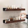 Solid Wood Bathroom Shelf Punch-Free Strong Load-bearing Capacity Toilet Shelves Space Saver Moistureproof Shower Storage Rack