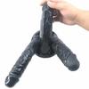 Realistic Silicone Three Headed Dildo Vagina G Spot with Sucker Butt Plug Huge Dildos Female Sex Toys Gay Sex Toys