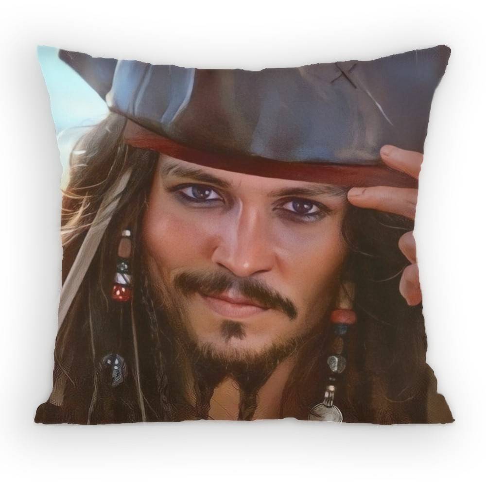 Pirates of the Caribbean Pillow Case Sofa Living Room for Bedroom car Headboard Backrest Cushion Square Cushion Nap Time