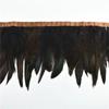 Rooster Feathers On Tape Tassel Fringe Trim Skirt with Dress Cock Chicken Pheasant Feather Ribbon Sewing Clothes DIY Decoration