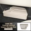 For TANK 500 2025 2026 Central Control Storage Box, Double Layer Waterproof Anti-Slip Car Organizer with Privacy Cover