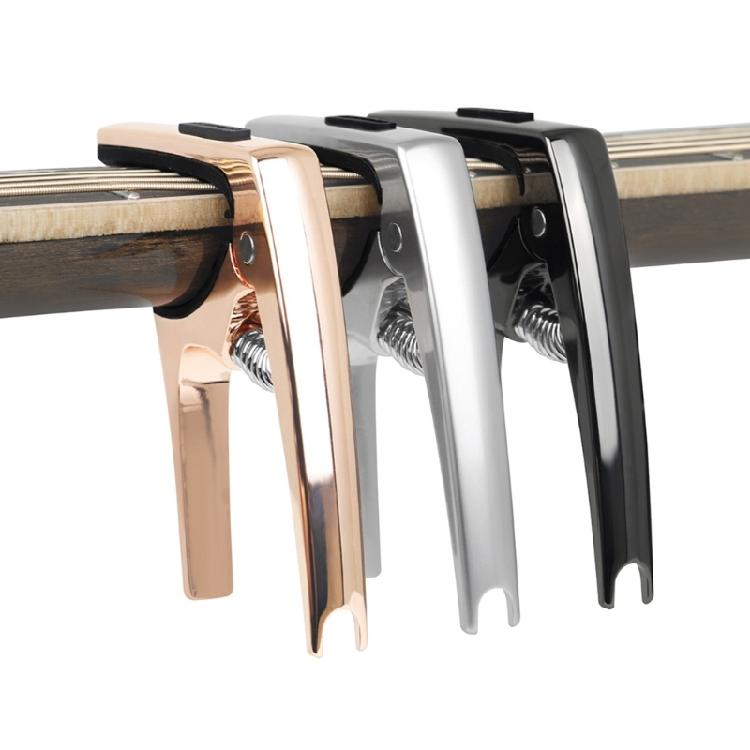 Guitar Capo Adjustable Guitar Capo Tuning Tone Clip with 3Pcs Guitar Plectrums