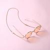 Eyeglasses Chain Stylish Metal Silicone Ring Non-slip Fashion Glasses Chain