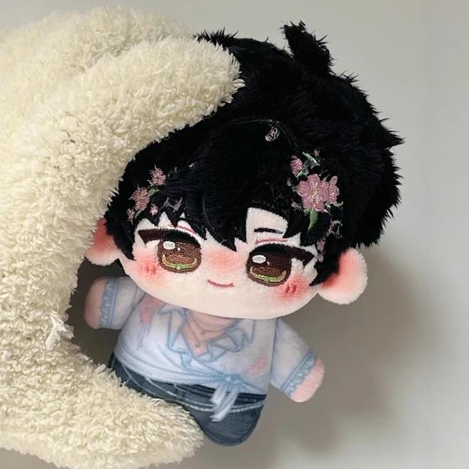 Love And Deepspace Plush Rafayel Xavier Stuffed Toy 10cm Printed Body Figurine Statue Model Collection Decoration Ideal Kid Gift