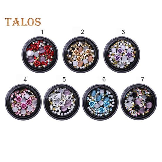 1Box Nail Decor Exquisite DIY Design Rhinestone Fashion 3D Sequins Decal for Nails
