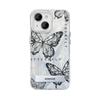 Convient pour Coque de Téléphone Portable Apple 15 Été Iphone14 Encre Papillon Support 13 Fil Plume 12 Style National 11 Sens Haut de Gamme