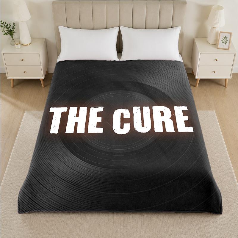 The Cure Print Flaneldecke Gemütliche Leichte Plüschdecke für Bett Sofa Haushalt