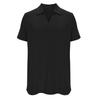 Women’s Short Sleeve Polo Collar V Neck Casual Loose Fit Basic T Shirt Soft Lightweight Top for Daily Wear Work School