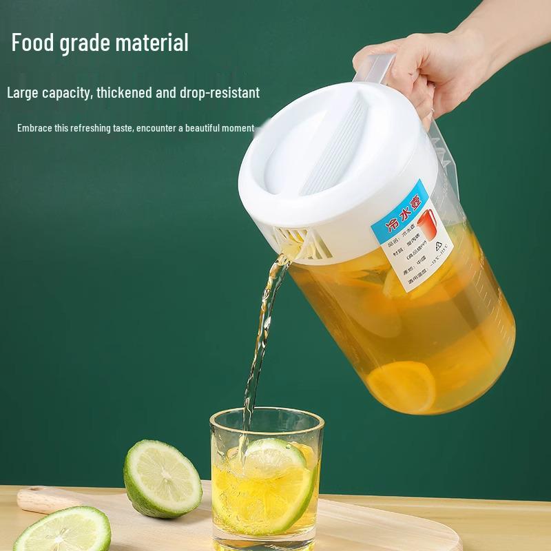 

Пластиковый кувшин большой емкости со шкалой - термостойкий для дома или магазина молочного чая Food-grade PP Material 5000ML (1 piece)