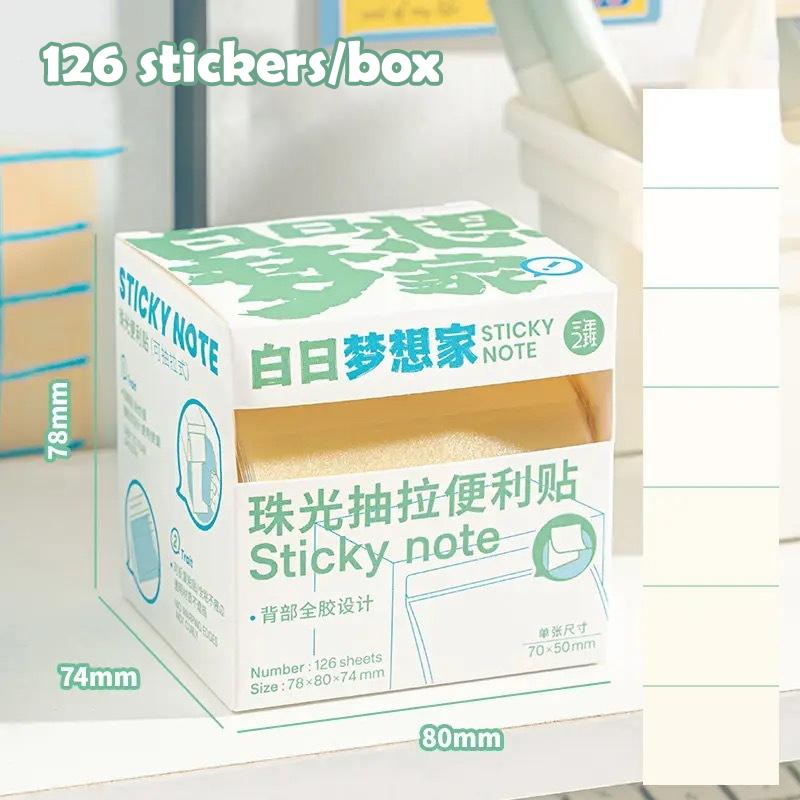 

Sticky Labels Repeatedly Pasted Without Adhesive Convenience Stickers Simple Cute Stationery Supplies Transparent Sticker Book
