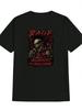 Casual Graphic T-shirt - Black Rage Against The Machine Skull Print