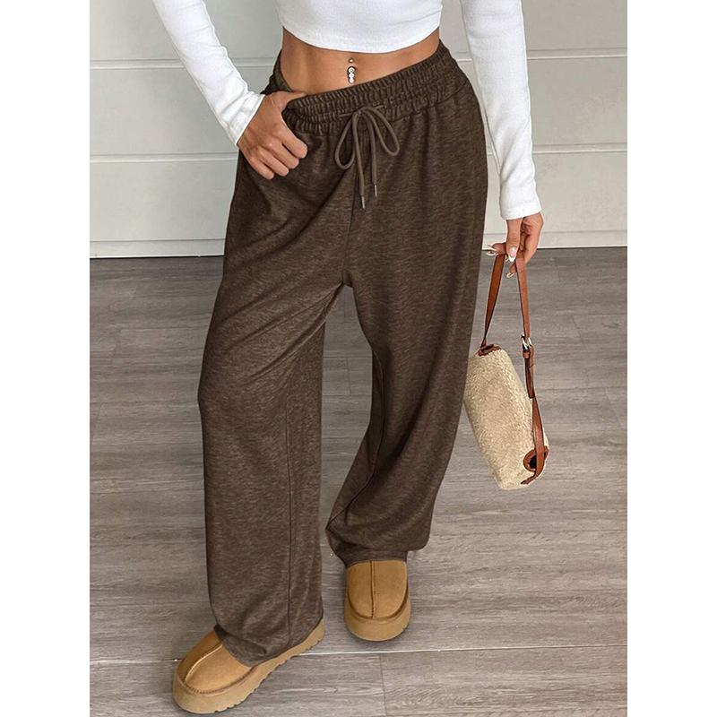 Μονόχρωμο Casual Φαρδύ Παντελόνι Για Γυναίκα Φθινόπωρο Χειμώνας Γυναικείο Φαρδύ Παντελόνι Ψηλόμεσο Παντελόνι Γυναικεία Ρούχα