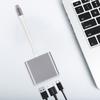 HC 04 Multifunction 3 in 1 Hub Type C to HDMI Output HD Converter Adapter Dock Station(gray )