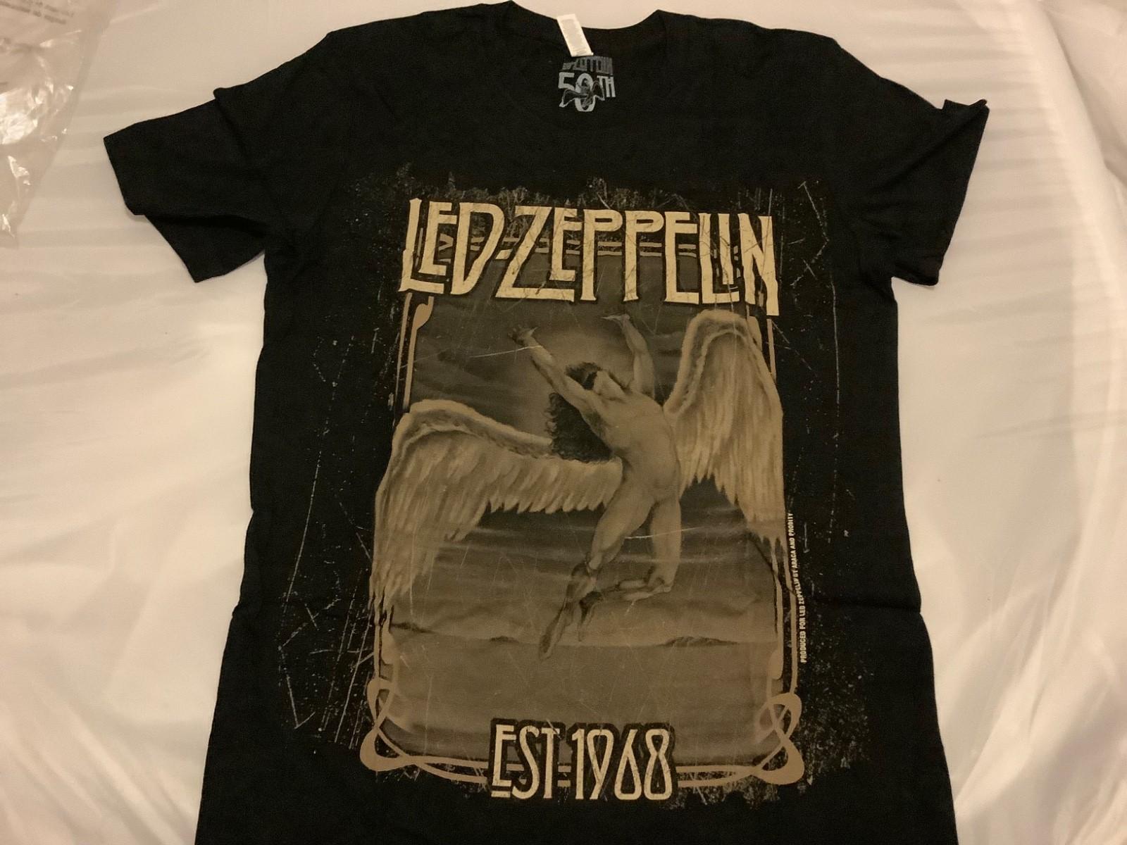 ** Led Zeppelin Swansong Est 1968 T-shirt (Size S ONLY) Official ** S