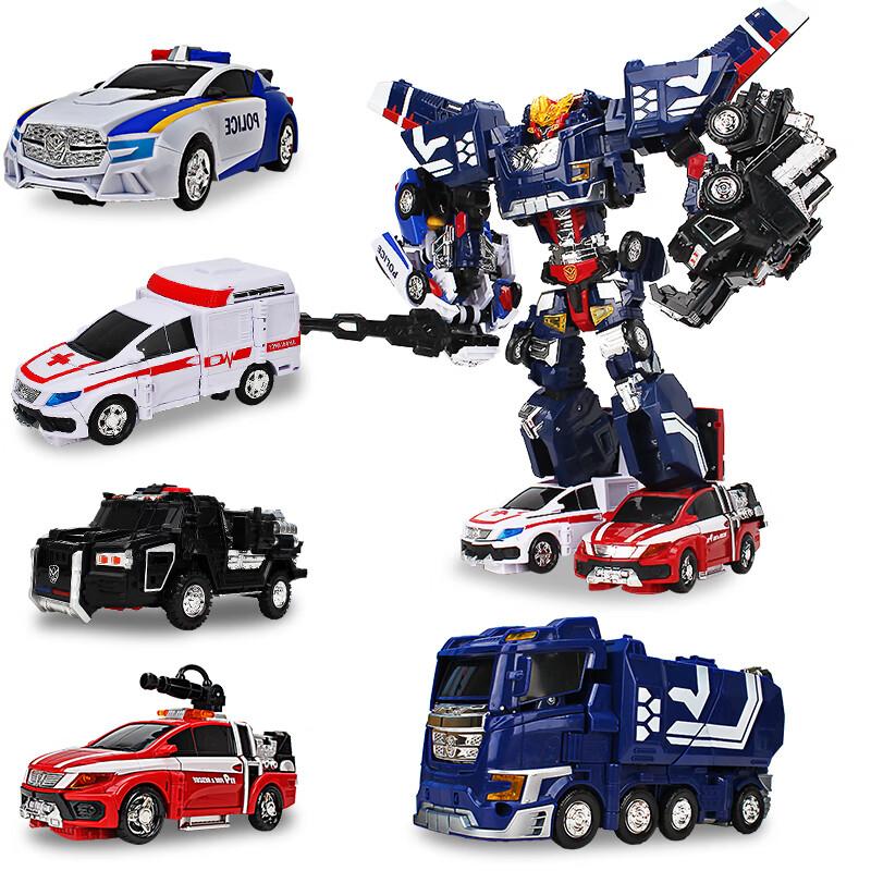 43cm High 5 IN 1 Carbot Penta Storm X Transformation Robot To Car Action Figures Transforming Car Toy for Children Gift